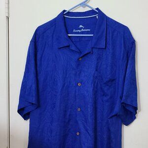 Tommy Bahama Blue Casual Button Down XXL